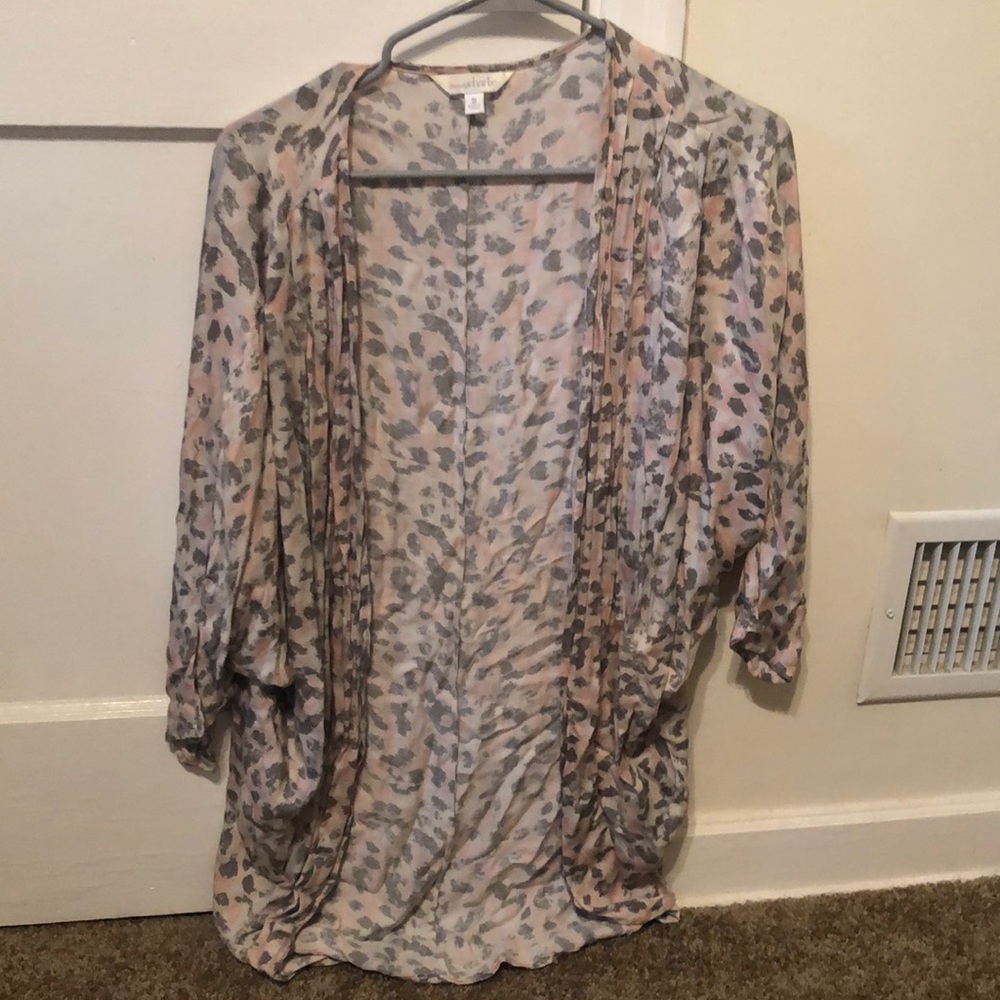 Shall pink leopard print